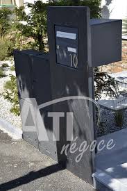 Palis Ardoise Ati Negoce Boite Aux Lettres Amenagement Paysager Boite Aux Lettres Moderne Amenagement Jardin Cloture