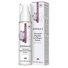 Reduce frizzy hair with a homemade serum. Amazon Com Derma E Advanced Peptides Collagen Serum Double Action Infused Facial Serum Works During The Day Overnight Firming Anti Wrinkle Skin Eye Firming Smooths The Look Of Wrinkles And Deep Lines White 2 Ounce