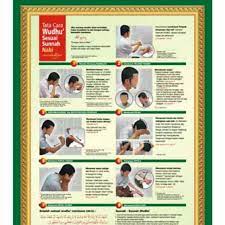 Teratur atau tertib artinya wudhu di katakan sah apabila dikerjakan dengan berurutan, dengan kata lain menempatkan sesuatu sesuai dengan tempatnya, dalam sunnah wudhu menurut sayyid sabiq dalam fiqih sunnah antara lain Poster Tata Cara Wudhu Sesuai Sunnah Nabi Shopee Indonesia