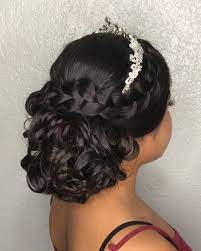 Quince Updo Love Adding A Braid To Any Hairstyle Quince Quinceanera Updo Elegant Glam Hairstyles Hai Quince Hairstyles Sweet 15 Hairstyles Hair Styles