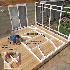 Screened Porch Pattern Building A Porch Building A Deck Porch Plans