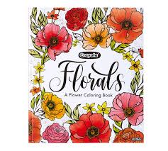 Floral pattern in black and white. Flower Coloring Book Floral Coloring Pages Crayola Com Crayola
