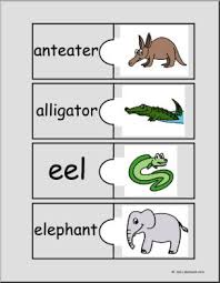 That's such a small fraction of the alphabet, after all. Easy Puzzle Animals Beginning Vowel Color Primary Abcteach