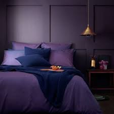 Based on this, it would be nice if you choose a lighter purple tone. Navy Blue Mix Purple Bedroom Ideas Purple Bedroom Decorating Ideas