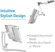 So we added one (and sometimes two) shelves to most of our cabinets. Amazon Com Macally 2 In 1 Kitchen Tablet Stand Ipad Wall Mount Under Cabinet Holder Perfect For Recipe Reading On Countertop Or Using On Office Desktop Fits Ipad Iphone Samsung Tab Devices Up