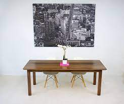 Browse through our wide selection of brands, like and. Handmade Solid Walnut Parsons Dining Table With Softened Lines By Moderncre8ve Custommade Com