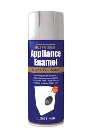 White gloss appliance paint will refinish the exterior of metal appliances. Appliance Enamel Rustoleum Spray Paint Www Rustoleumspraypaint Com