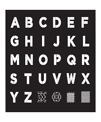 Bold alphabet letters in capital uppercase. Bold Letter Fonts Novocom Top