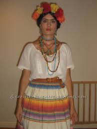 Easy Homemade Frida Kahlo Halloween Costume This Website Is The Pinterest Of Costumes Mexican Costume Diy Mexican Costume Frida Kahlo Costume