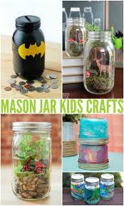 Budget Kind Mason Jar Kids Crafts Barefoot Budgeting Mason Jars Mason Jar Diy Crafts For Kids