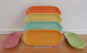 The classic relish tray isn't seen much anymore, but it's still a fun and easy party food. Fiesta Relish Trays From Homer Laughlin