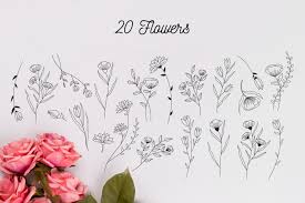 Discover thousands of premium vectors available in ai and eps formats. 110 Hand Drawn Botanical Elements In Illustrations On Yellow Images Creative Store