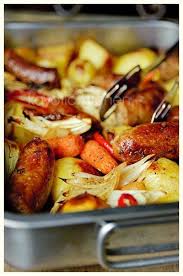 Lazy Day Casserole Sausage Potatoes Carrots Peppers Onions Herbs Comfort Food For Sure Recipes Pork Recipes Food