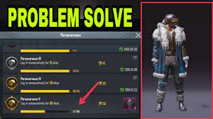 Pubg Mobile How To Complete Perseverance Achievement Log In 60 Days Problem Solve Youtube