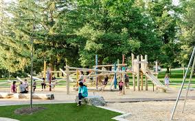 Natural Playground At Exhibition Park In Guelph Robinia Robiniaplaygrounds Playground Natural Natura Cool Playgrounds Natural Playground Public Playground