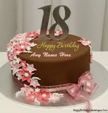 18th Birthday Birthday Cake Similar Foods Chocolate Pink 18th Birthday Cake With Name Birthday Cake Writing Birthday Cake 18th Birthday Cake