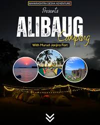 Alibag camping with Murud Janjira Fort ...