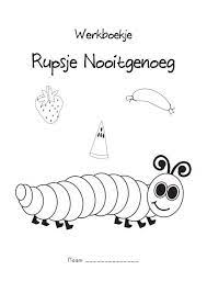 Rupsje nooitgenoeg | rupsje nooitgenoeg, kleurplaten, gratis kleurplaten. Werkbladen Rupsje Nooitgenoeg Rupsje Nooitgenoeg Kinderen Eten Knutselen Knutselen Thema Eten
