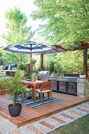 Amazing Outdoor Kitchen You Want To See Backyard Patio Patio Deck Designs Backyard