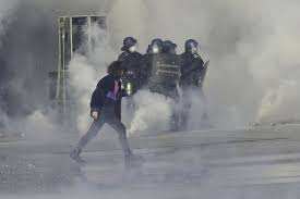 Prefect emmanuel berthier said people attending the rave had an objective, to confront the forces of order. R3mgsmmcluk Vm