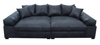 Außergewöhnliches big sofa in schwarz mit multifunktionellen eigenschaften. Big Sofa 3 Sitzer Vintagelederoptik Schwarz Vancover 9855 Ra 400 10 01 00