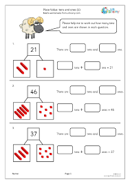 Worksheets are work understanding place value representing tens and, identifying tens and ones, expanded form, tens and ones work, combining tens and ones, ones tens place value work, tens and ones, hundreds tens and ones. Place Value Tens And Ones 1 Counting By Urbrainy Com