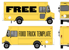 Http Foodtrucks Eng Br Wp Content Uploads 2014 08 Foodtruckwraptemplate Png Food Truck Food Truck Design Truck Design