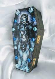 Tim Burton S Corpse Bride Emily Inspired Coffin Shaped Etsy Tim Burton Corpse Bride Corpse Bride Wedding Corpse Bride