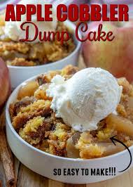 This Dump And Bake Apple Cobbler Dump Cake Is A Must Make For Any Occasion With Only 4 Ingredients You Will Be Apple Cobbler Apple Cobbler Easy Dump Cake