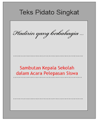 Sambutan wali kelas pada acara perpisahan kelas 6. Sambutan Kepala Sekolah Dalam Acara Pelepasan Siswa Teks Pidato Singkat