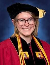 Katelyn Brinker awarded her Ph.D. degree and receives the Research  Excellence Award in the ECpE Department