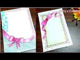 Assignment new design pic | dec 03, 2018 · the everlasting wish to be number one and appearing in the glaring eyes of the teachers always put them in a sheer pressure, leaving their new ideas null and void before they actually come into play. Ribbon Draw New Border For Assignment Front Page Design Border For Project By Arty S Corner Youtube Front Page Design Page Borders Design Page Design