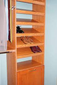 Includes 2 angled shelves with fences. Slanted Shoe Rack Spacemanager Closets Traditional Closet Houston By Spacemanager Closets Houzz