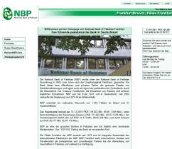 Company profile for national bank of pakistan including key executives, insider trading, ownership, revenue and average growth rates. National Bank Of Pakistan Bank Frankfurt Am Main