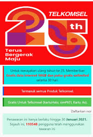 Kamu bisa berbagi pulsa dengan nominal berapa pun ke sesama pengguna xl melalui sms atau umb. Cek Fakta Hut Ke 25 Telkomsel Bagi Bagi Kuota 50 Gb Gratis Ini Faktanya