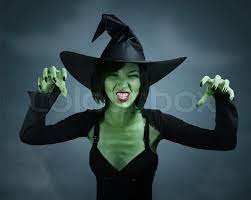 Check spelling or type a new query. Scary Witch With Green Skin Performs Stock Image Colourbox