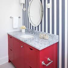 Bathroom red round glass basin vanity sink faucet + waterfall mixer tap set. Kid Bathroom Red Sink Vanity Design Ideas