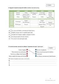 Controle Niveau 1 L Ecole Et La Routine French Worksheets Learn French Education Level