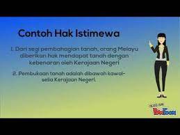 Bagi perdana menteri malaysia, datuk seri najib, beliau berpendapat tidak perlu dipersoalkan. Hak Istimewa Orang Melayu Youtube