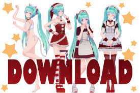 Descargar Tda Miku Christmas Pack Descargar By Mikumikuiki