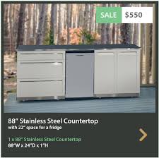 Outdoor kitchen island stainless steel. Stainless Steel Island Outdoor Kitchens 5 Ft To 15ft Long 4 Life Outdoor Inc