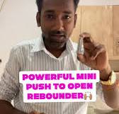 Powerful Mini Push to Open Rebounder🙌🏽 #pushtoopen #rebounder #handeless #shutters , @heiminteriordesigns for more helpful Home interior videos
