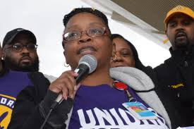 Union rallies to secure $15 wage for Detroit airport workers • Michigan  Advance