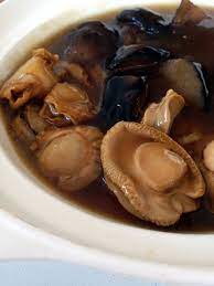 Traditional Chinese New Year Dish Braised Baby Abalone Sea Cucumber Japanese Scallops Food Chinese Cooking Taiwan Food