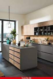 mattes grau gekonnt kombinieren wohnung kuche kuchen ideen modern kuche holz modern