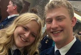 Swipe real quick— why are all these FFA members yelling? I start out every  workshop the same— asking everyone to find a random person and greet them  as if they are your