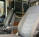 Replacing front seats with Iveco swivel seats. https://www ...