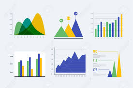 Infographic Vector Element Set Color Business Graph Report