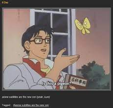 Omg a butterfly butterfly butterfly meme: Is This A Pigeon Know Your Meme