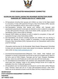In a statement last night, the sdmc announced that the implementation of the cmco is also effective in the sibu division, which, prior to this, was placed under the movement control order (mco). The Official Portal Of The Sarawak Government